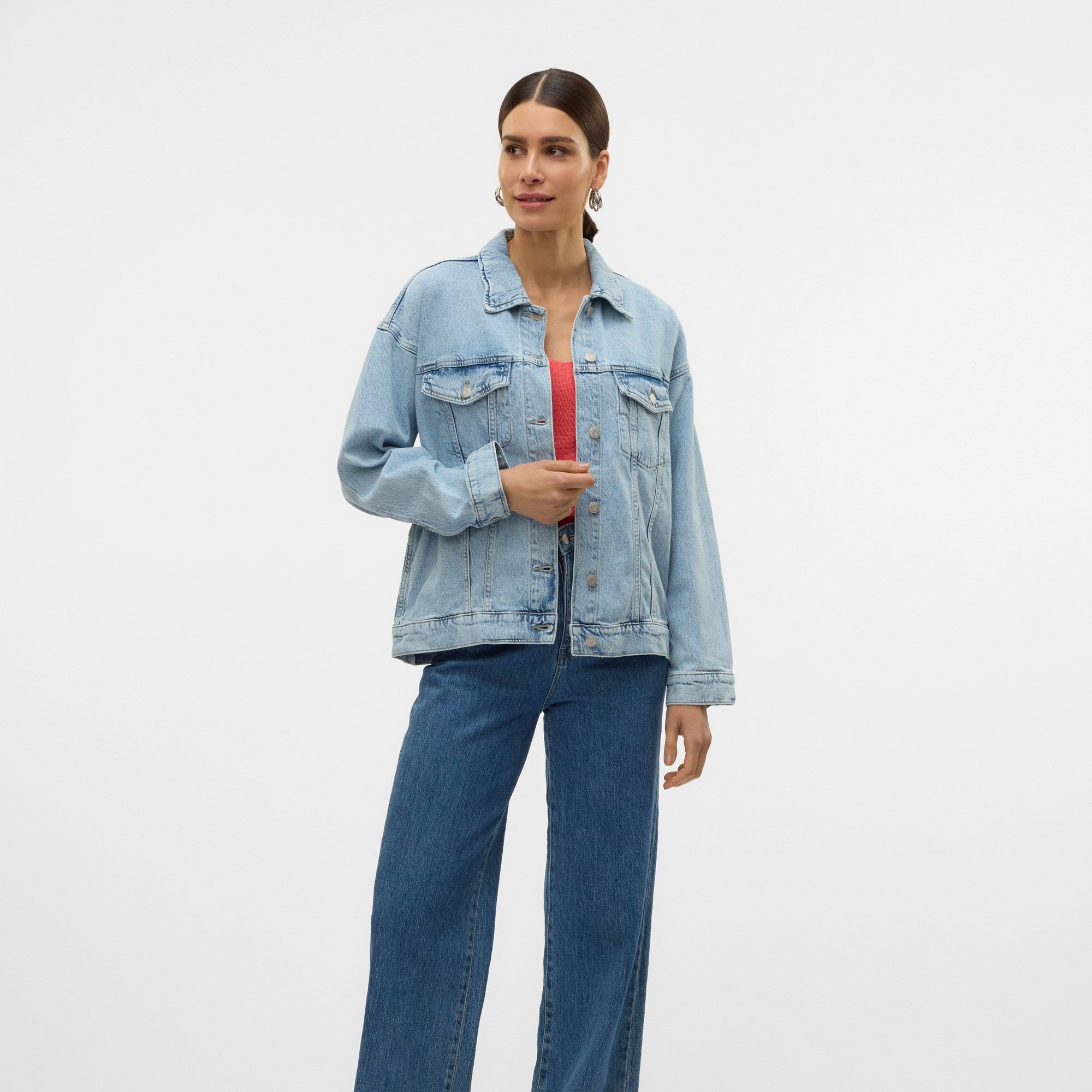 Vero Moda Tessa Oversized Denim Jacket Women | Plutosport